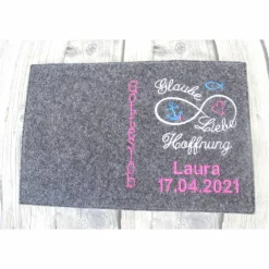 Sale Gotteslobhülle Glaube Liebe Hoffnung Gebetbuch Hülle Geschenk Kommunion Firmung religiös personalisier Gotteslobhülle