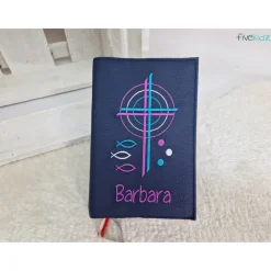 Clearance Gotteslobhülle Gotteslob Einband Leder blau Gotteslobhülle