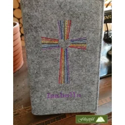 Gotteslobhülle|filzgipfel - Dirndltaschen Gotteslobhülle mit Wunschname für den Großdruck