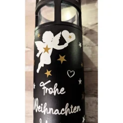 Best Grabbleuchte, Grabkerze, weihnachtlich, Solar Trauerkerzen