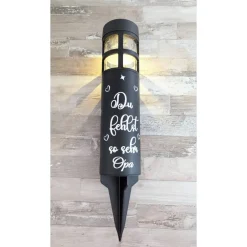 Clearance Grablicht Solar Herzen, Personalisiert,  Gedenklicht, Trauerlicht, Erinnerungslicht, Grab Trauerkerzen