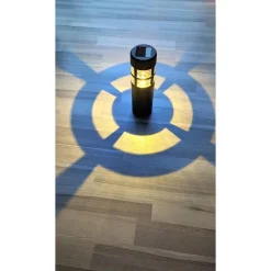 Online Grablicht Solar Kerze, Personalisiert,Sterne mit Herzen, Gedenklicht, Trauerlicht, Erinnerungslicht, Grab Mutmacher