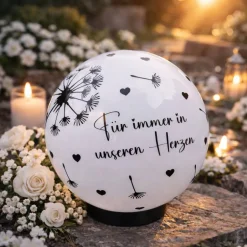 Discount Grablicht Solar Sternenkind – Individuelles Licht als Grabschmuck mit persönlicher Gravu Trauerkerzen