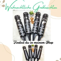 Trauerkerzen|Flockiplotti Grablicht Solar Sternenkind Elefant, Personalisiert, Kerze, Gedenklicht, Trauerlicht, Erinnerungslicht, Grab