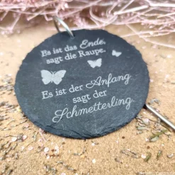 Clearance Grabschmuck, Grabstecker, Urnengrabschmuck, Dekoration für Gedenkstätte, gravierter Schiefer-Grabstein, Trauergeschenk, Gedenksteine