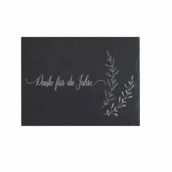 Hot Grabschmuck Trauerschild Grab Schmuck Friedhof Grabplatte Stein Schiefer schwarz Steinplatte Platte Garten Erde Gedenksteine
