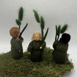 Clearance Grasmädchen - Jahreszeitentisch  - Frühling - Blumenkinder - Weihnachtsdeko Frühling