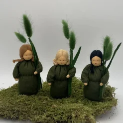 Clearance Grasmädchen - Jahreszeitentisch  - Frühling - Blumenkinder - Weihnachtsdeko Frühling