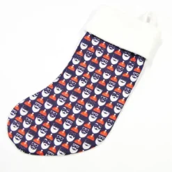 New Großer Nikolausstiefel Nikolaussocke Nikolausstrumpf handgefertigt Nikolausgesicht Mütze personalisierbar Namen Nikolausstiefel