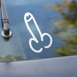Großer Penis Aufkleber – Biggus Diggus | Autosticker | Pimmel Autoaufkleber JGA Junggesellenabschied | Scherz Junggesellenabschied