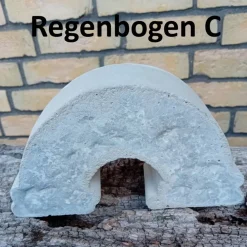Outlet Großer Regenbogen aus Beton für Grabschmuck oder Gedenkecke, 2. Wahl Gedenksteine