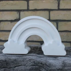 Hot Großer Regenbogen für Gedenkecke oder Grabschmuck zum Selbstbemalen Gedenksteine