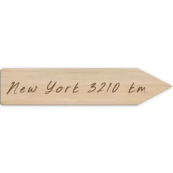 Outlet Großes Holzschild für Hochzeit - Pfeil aus Holz mit Wunschtext - Personalisierbares Wegweiser-Schild mit Gravur Hochzeitsdeko