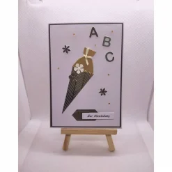 Discount Grußkarte zur Einschulung, Schultüte, unisex Kinder Einschulung