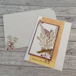 Outlet Grußkarten / Glückwunschkarten zu verschiedensten Anlässen, „Blätter im Herbst“, zum Geburtstag, Handarbeit, Stampin’Up! Glückwunschkarten