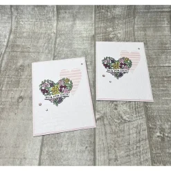 Online Grußkarten Glückwunschkarten zum Geburtstag etc. „Nur für Dich“ Geburtstagskarte Cards Herzen Handmade Stampin‘ Up! Glückwunschkarten