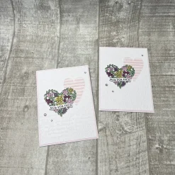 Online Grußkarten Glückwunschkarten zum Geburtstag etc. „Nur für Dich“ Geburtstagskarte Cards Herzen Handmade Stampin‘ Up! Glückwunschkarten