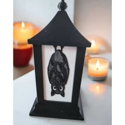 Best Grusel-Vielfalt für drinnen und draußen: 3D-Gedruckte Halloween-LED-Laterne (27cm) Deko Halloween