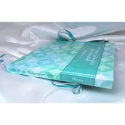 Geschenke|my-own-story Gästebuch Erstkommunion Kommunion Taufe Türkis kirchlich Fisch Schutzengel personalisiert Taufgästebuch Taufbuch Kommunionsbuch Taufgeschenk