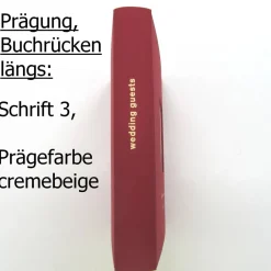 Online Gästebuch, kiwi hellgrün, personalisierbar, ca. 24 x 24 cm, Büttenpapier Hochzeitsgästebuch