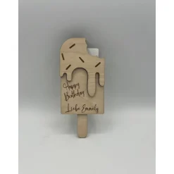 Clearance Gutschein Geschenke Halter aus Holz / Gutscheinkarte/Geldgeschenk / Eis Geldgeschenke