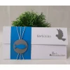 Geldgeschenke|CreativAnita Gutschein- oder Geldgeschenkverpackung Kommunion - Konfirmation - Taufe, Weiß-Türkis-Grau mit Fischen