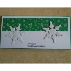 Outlet Gutschein Weihnachtsverpackung Geldgeschenk  Weihnachten Konzertkarte Grün  Verpackung Stern Schneeflocke Geldgeschenke