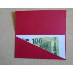 Clearance Gutschein Weihnachtsverpackung Geldgeschenk  Weihnachten Konzertkarte Rot Verpackung Zuckerstange Geldgeschenke