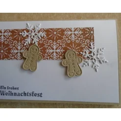 Online Gutschein Weihnachtsverpackung Lebkuchenmann Ticket Geldgeschenk  Weihnachten Konzertkarte Braun Verpackung Geldgeschenke
