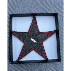 Clearance Gutscheinhalter Wollfilz STERN Gutscheinstern Geldgeschenk Farbwahl personalisierbar Geldgeschenke