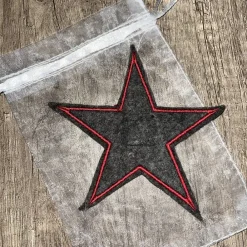 Clearance Gutscheinhalter Wollfilz STERN Gutscheinstern Geldgeschenk Farbwahl personalisierbar Geldgeschenke