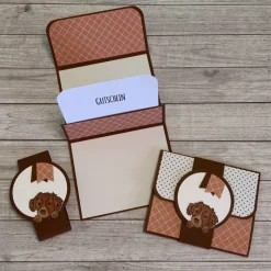 Outlet Gutscheinkarten Verpackungen mit Grußkartenfunktion zum Geburtstag, Geldgeschenk mit Glückwünschen, Kinder, Handarbeit Geldgeschenke