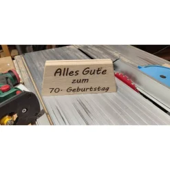 Gutscheine|Partyholz TSW Gutscheinständer aus Eiche Vollholz