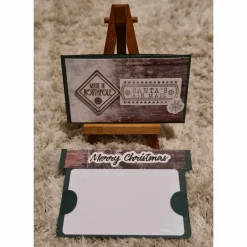 Best Gutscheinverpackung " Merry Christmas " Santas Air Mail , Northpole Geschenkverpackungen
