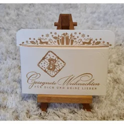 Sale Gutscheinverpackung - Weihnachten - Geschenk  - Braun/Beige Geschenkverpackungen