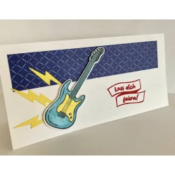 Clearance Gutscheinverpackungen E-Gitarre Musical,-Konzert,-Ticketverpackungen Eventim Geburtstag Handarbeit Geschenkverpackungen