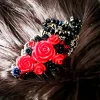 Best Haarkamm im Vintage-Stil, bronzefarben, Gothic-Romantik , Antik-Stil Brautschmuck