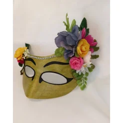 New Halbmaske, Elfe, Fee, Elfenkönigin, Mutter Natur, handbemalt, Maske, Pappmache Masken