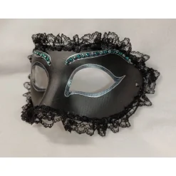 Masken|DittesDIESundDAS Halbmaske, geheimnisvoll, handbemalt, Maske, Pappmache