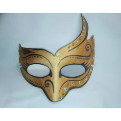 Hot Halbmaske, Phantasievogel, Vogel, handbemalt, Tiermaske, Pappmache Masken