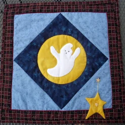 Deko Halloween|Patchwork-Handmade Halloween Außergewöhnlicher Dreieck-Wandbehang Halloween