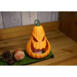 Outlet Halloween Kürbis Laterne mit Gesicht Deko Halloween