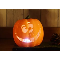 Outlet Halloween Kürbis Laterne mit Gesicht Deko Halloween