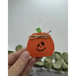 Best Halloween Kürbis Lollihalter | Süßigkeiten | Tischdeko | Mitgebsel | Gastgeschenk | Stanzteil Schokolade & Süßigkeiten