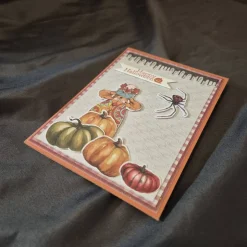 Hot Halloweenkarte / Clownsmotiv / Spinnenmotiv / Happy Halloween Spruch / Kürbisgrußkarten / Halloweenkarte Clown Einladungskarten