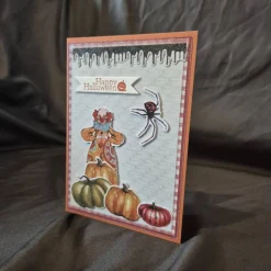 Hot Halloweenkarte / Clownsmotiv / Spinnenmotiv / Happy Halloween Spruch / Kürbisgrußkarten / Halloweenkarte Clown Einladungskarten