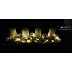 Sale Haltbarer LED Adventskranz, wiederverwendbar Adventskränze