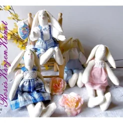 Sale Handgearbeiteter allerliebster Osterhase im Tilda-Stil * FRAU HASE * oder * HERR HASE * Osterdeko