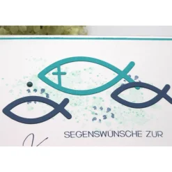 Glückwunschkarten|Kartenmeer Handgefertigte Glückwunschkarte zur Kommunion – liebevolle Karte zur Erstkommunion