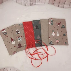 Sale Handgemachte Adventskalendersäckchen aus Stoff – Adventskalender zum Befüllen Adventskalender